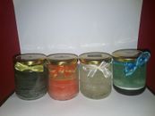 Bougies parfumées maison pour l'aromathérapie et la méditation.