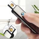 Encendedor electrónico recargable USB portátil a prueba de viento para fumar CALIENTE