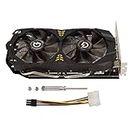 Dpofirs AMD Radeon RX 580 8GB Graphics Card, 3 DP 1244MHz GPU,GDDR5 with 2 Fans, 256 Bit Graphics Card for Gaming PC, HD PCI Express 3.0