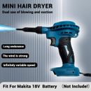 Cordless Dust Blower Inflator Vacuum Function Multifunction Without Battery XY