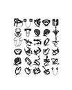 Black Gothic Vintage Rings Set - 20-30 PCS Cool Punk Snake Claw Rings Set, Y2K Snake Claw Rings, Open Butterfly Star Stacking Ring Jewelry, Gift for Men Women Girls Boys (Black 3)