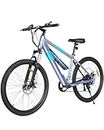 MULTIJOY Electric Bike for Adults,36V Built-in Invisible Removable Battery,350W Brushless Motor(Peak 450W) Electric Mountain Bike,26" Tires&Front Fork Suspension,UL Certified 7-Speed