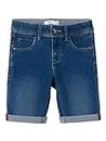 NAME IT Boy's Nkmsilas Slim DNM L Shorts 2272-Tx Noos, Medium Blue Denim, 13 Years