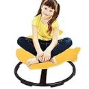 Silla de juguete sensorial para mejorar la coordinación corporal y el autismo para niños – Silla giratoria para niños Entrenamiento de equilibrio – Carrusel giratorio para niños, edades 3-12