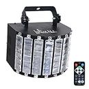 LaluceNatz DJ Party Stage Light - 30W Colorful DJ Lighting Beam Effect by Sound Activated DMX Remote Control Uplights for Events Wedding Birthday Disco Party Music Dance Show Bar Club Gig Decoration