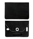 Fastway Rotating 360° Leather Flip Case for Alcatel OneTouch Pixi 3 8" Tablet-Black