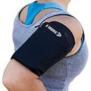 Phone Armband Sleeve: Best Running Sports Arm Band Strap Holder Pouch Case for Exercise Workout Fits iPhone SE 6 6S 7 8 X Plus iPod Android Samsung Galaxy S5 S6 S7 S8 Note 4 5 Edge LG HTC Pixel Large