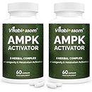 Vitablosom AMPK Activator Supplement, 5 in 1 Jiaogulan Gynostemma AMPK Metabolic Activator 120 Vegetarian Capsules(120 Count(Pack of 2))