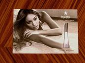 Seltene Vintage 2004 Beyonce Tommy Hilfiger True Star Parfüm Werbe-Postkarte