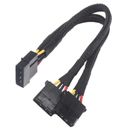 4pin D-type Port One-to-two Power Cord for Computer Host Adapter Accessories