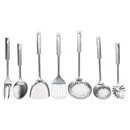 7 Pcs Kitchen Utensils Cookware Gear Hot Pot Soup Ladle Cooking Gadgets Stainless Steel Kitchenware