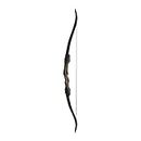 PSE Archery Night Hawk Traditional Takedown Recreational Shooting Recurve Bow, Right, 62"- 50