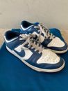 Nike Dunk Low Navy Blue / White Casual Sneaker Shoes Mens Size US 11