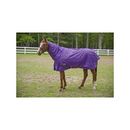 TuffRider 1680 D Super Comfy Heavy Weight 350G Detachable Neck Horse Blanket, Purple, 75-in