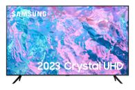 Samsung 75 pulgadas CU7100 UHD HDR Smart TV (2023) - Procesador de cristal 4K, adaptativo