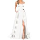 Ashowlaco Previous Orders Placed by me in 2024 Elegant Prom Dresses for Women 2024 Elegant Evening Backless Long DressesCrisn Spaghetti Cocktail (White, L) Today 2024