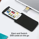 Mobile Safe Case - Store Safely SIM Card and Micro SD Card - Includes Micro SIM Adapter Nano SIM