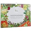 Saisonkalender für Obst und Gemüse: Immerwährender Erntekalender u. Aussaatkalender – Ewiger Saisonkalender Obst Gemüse – Gartenkalender 2024 OwnGrown