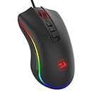 Redragon M711 Cobra Gaming Mouse con 16,8 milioni di colori RGB retroilluminato, 10.000 DPI regolabile, impugnatura confortevole, 7 pulsanti programmabili