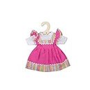 Bigjigs Toys Pink Dress with Striped Trim (for Size Small Doll) - FOR Dolls Only