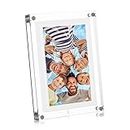 PiPivision 7-inch Digital Picture Frame, Acrylic Video Photo Frame with Auto Rotate Playback, 1GB Internal Memory and 1500mAh Battery, Supports 1024 * 600 Resolution, Ideal Desktop Decorations