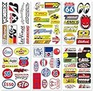 Cars Motor STP Esso Gulf 76 Oil NHRA Drag Racing Lot 6 Vinyl Graphic Decals Stickers D6095