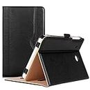ProCase Samsung Galaxy Tab E 8.0 Case - Leather Stand Folio Case Cover for Galaxy Tab E 8.0 4G LTE Tablet (Sprint,US Cellular, Verizon) SM-T377, Multiple Viewing Angles, Document Card Pocket (Black)