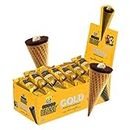 Pure Temptation Chocoblast Gold Roasted Hazelnut Chocolates Gift Pack - Choco Filled Waffle Cone Bites - Premium Chocolate Box for Birthday or Festive Gift - Pack of 1 (24 Pieces)