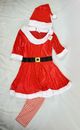 Wondershop Junior's Women's Christmas Mrs. Claus Red Suit 3pc Costume, M        