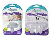 Nippii Original Freezable Pacifier and Ice Cube Tray Bundle | BPA Free | 100% Medical Grade Silicone | Teething Relief