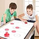 Verbier Wooden Air Hockey Game for Kids Table Top Air Hockey Game for Indoor and Outdoor Playing for Kids and Adults Set of 1