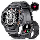 Smartwatch Herren Männer Bluetooth Anruf Sport Smartuhr wasserdichte Uhren 2024