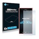 savvies Protection Ecran pour Nokia Lumia 1520 Bandit (6 Pièces) - Film Protection Ultra Clair