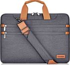 LONMEN 17.3 Inch Laptop Shoulder Bag,Computer Sleeve Carrying Case for 17.3"