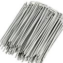 50pcs Garden Landscape Stakes, Galvanized Ground Stakes Pins, U-shaped Staples, Heavy Duty Sod Pins Fence Stakes For Landscape Fabric, Weed Barrier, Seed Blanket, Ground Cover