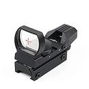 KINGSCOPE Red Dot Scope 4 Reticles Reflex Sight for Airsoft Shooting Sport with 20/22mm Weaver Picatinny Rail Mount