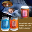 Solar USB Mosquito Killer Light Electronic Fly Bug Trap Zapper Pest-Lamp D6X5