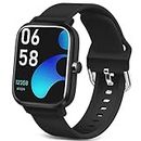 BOFIDAR Smart Watch for Men Women(Answer/Make Calls), 1.85'' Touch Screen Bluetooth Fitness Watch Tracker, Smartwatch Compatible for Android & iOS Phones, IP68 Waterproof, 100+Sports (Black)