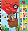 Baby Einstein - First Words Everywhere! Point, Match, Listen, and Learn! 30-Button Animal Sound Book - PI Kids