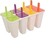 EAGEAN Plastic Ice Candy Maker Kulfi Maker Moulds Set, Ice Cream Maker Mould (Multicolour) - 2046