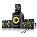 TRONICA BT-777 Wireless Bluetooth Home Theater Speaker Supports SD Card, USB, AUX, FM & Remote Control. (70 Watt, 5.1 Channel)
