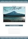 Notebook: 富士山 写真ノート セミB5 A罫(7mm) 60枚綴り (Le Mont Fuji)