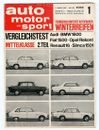 Auto Motor und Sport car magazine January 7 1967 German excellent shape