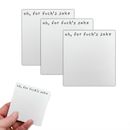 Funny Post-it Notes Snarky Novelty Office Supplies Funny Rude Desk AccessoriesPR