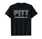 Downtown Pitt PA Steel City of Pittsburgh Skyline Art Gift T-Shirt