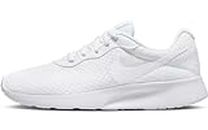 NIKE Women's Tanjun Sneaker, White White White Volt, 7 UK