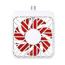 GLASSNOBLE Mobile Phone Fan,Mini Cell Phone Fan Colorful and Powerful Fan for iPhone/iPad/Android Smartphone/Tablet Cell Phone Summer Accessories