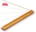 Bamboo Wood Incense Holder for Sticks with Adjustable Angle, Incense Burner with