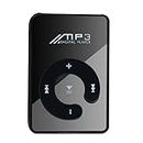 Drumstone ( Limited Stock with 15 Years Warranty ) MP3 Portable Music Player, Mini MP3 Back Clip Player with Memory Card Slot, MP3 Player for Sport Running, Kids Students - Black