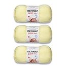 Bernat Softee Baby Lemon Yarn - 3 Pack of 141g/5oz - Acrylic - 3 DK (Light) - 362 Yards - Knitting/Crochet